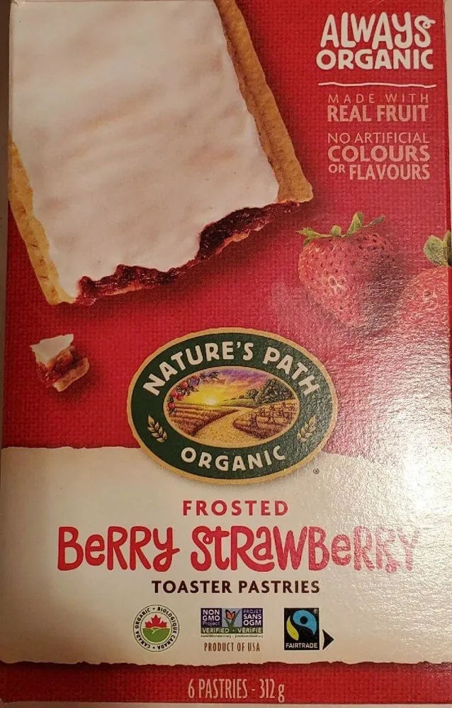 Frosted Berry Strawberry Toaster Pastries
