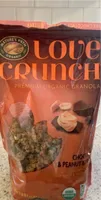 Love Crunch Premium Organic Granola Dark Chocolate & Peanut Butter