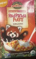 Peanut Butter & Strawberry Red Panda Puffs Organic