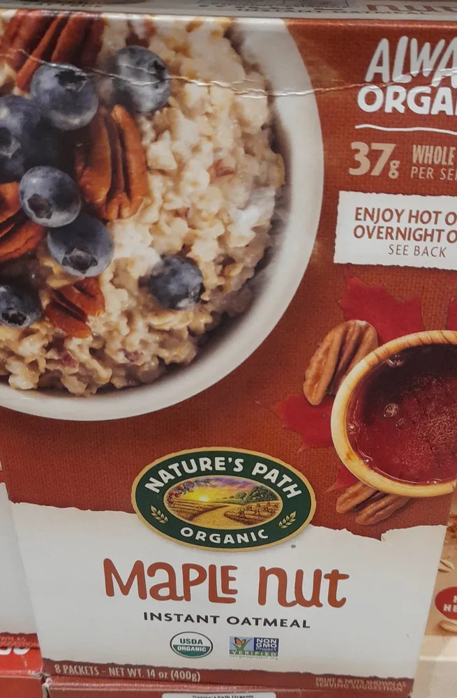 Maple Nut Instant Oatmeal