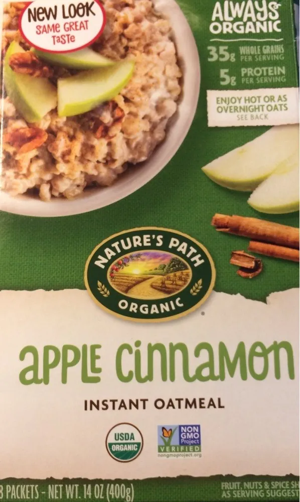 Apple Cinnamon Instant Oatmeal