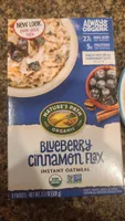 Blueberry Cinnamon Flax Instant Oatmeal