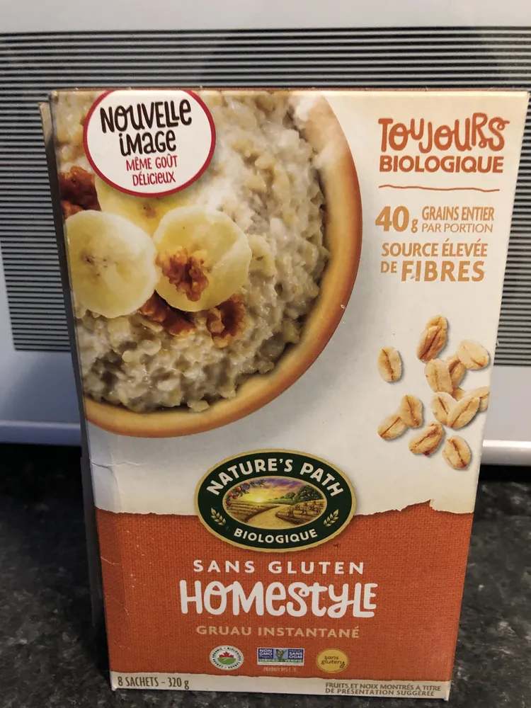 Gluten Free Homestyle Instant Oatmeal