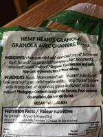 Céréales Granola Biologiques (hemp Plus)