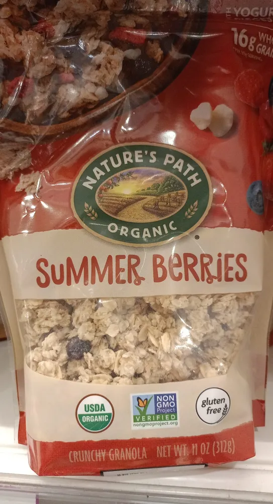 Natures path organic summer berries gluten free