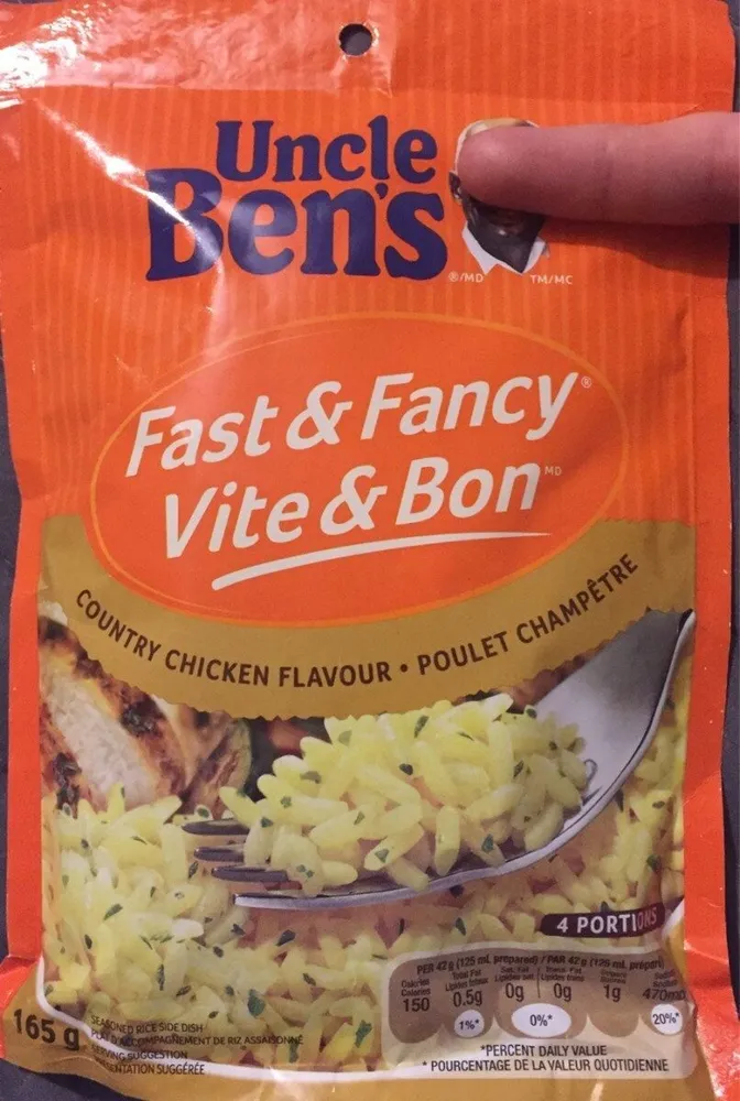 Riz saveur poulet champêtre