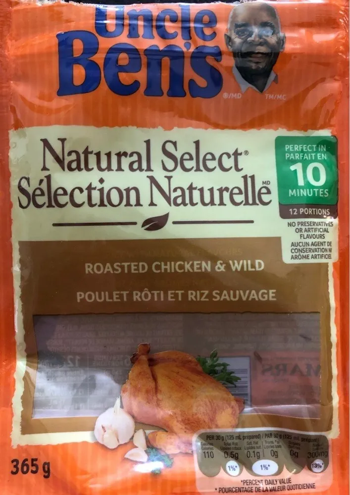 Poulet rôti et riz sauvage