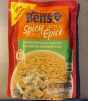Riz saveur de sriracha vert
