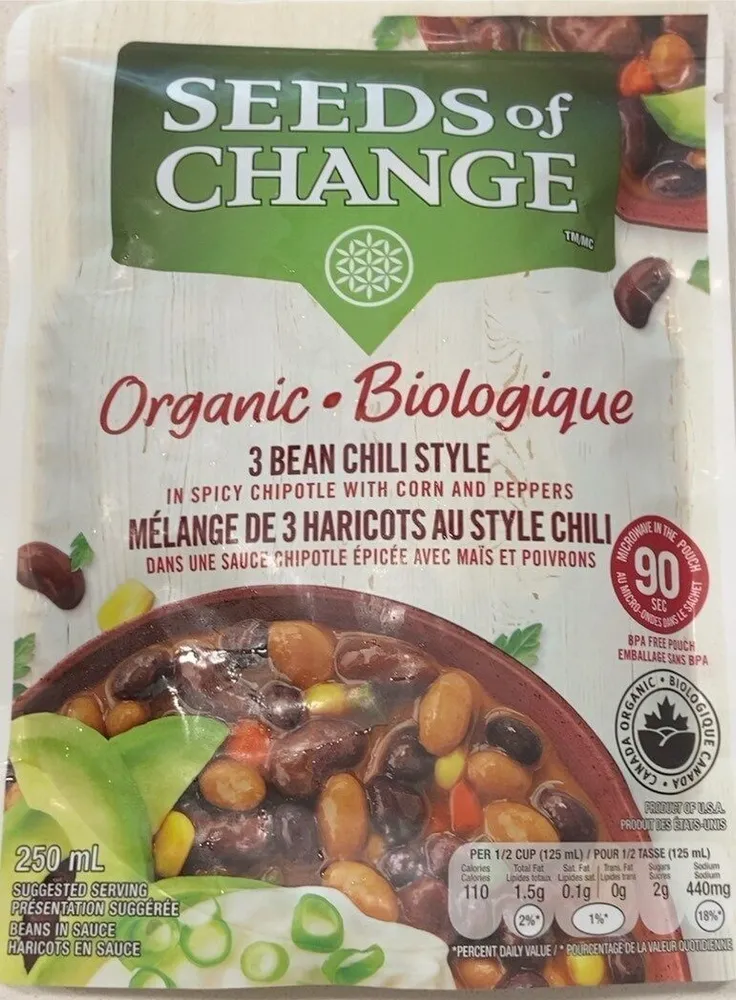Melange de 3 haricots au style chili