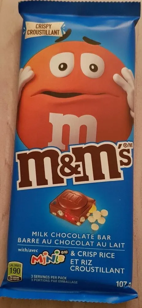 Barre au chocolat au lait