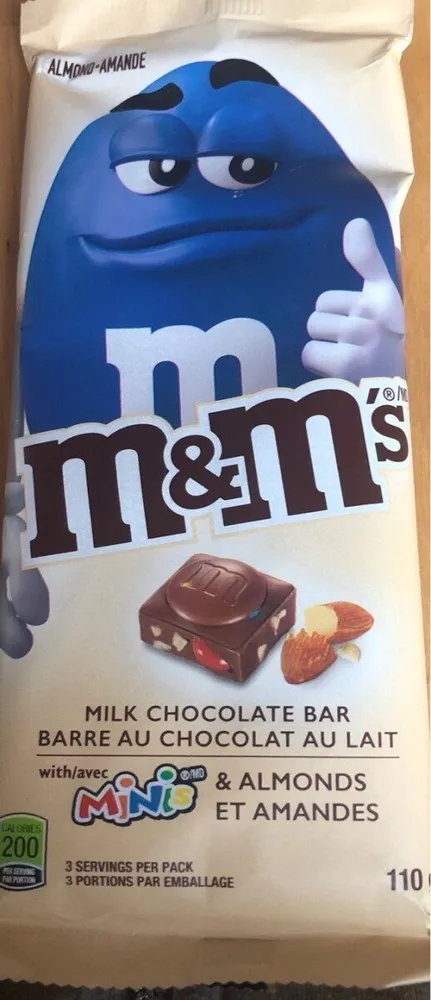 M&M's milk chocolate bar