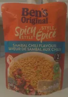 Sambal Chili Flavour Spicy Style Rice