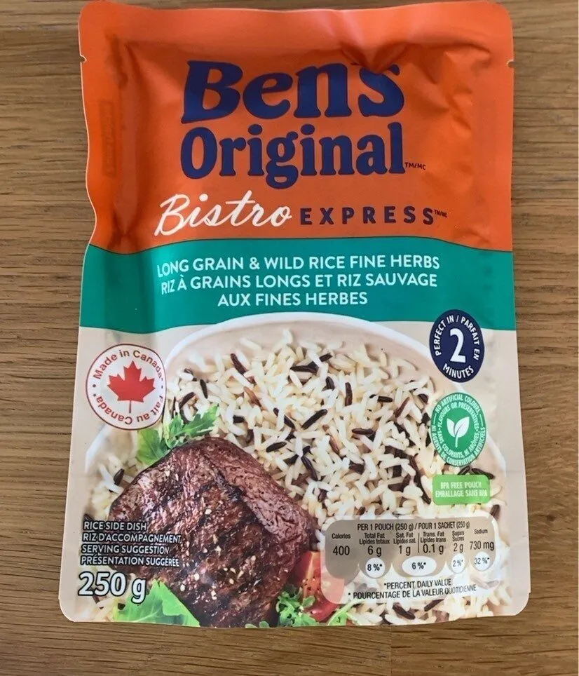 Bistro Express Long Grain & Wild Rice with Fine Herbs