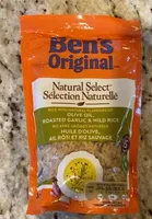 Natural Select: Olive Oil roasted garlic and wild rice