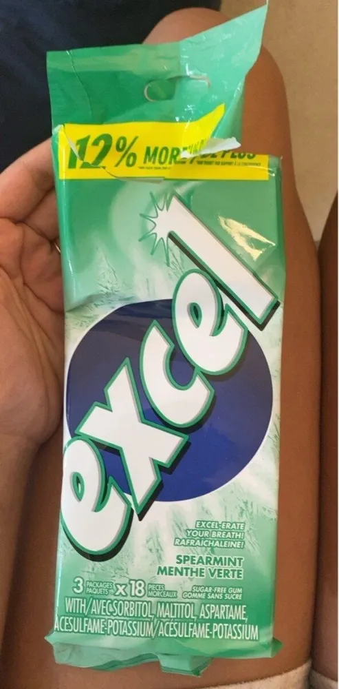 Excel spearmint gum