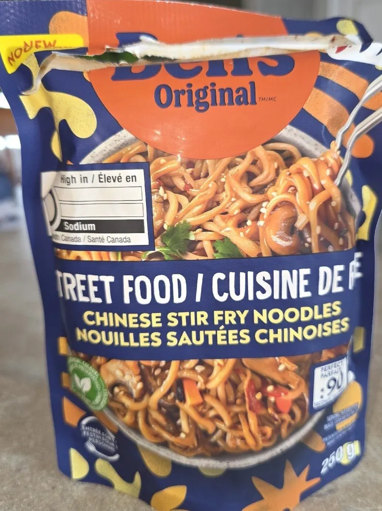 Street Food Chinese Stir Fry Noodles