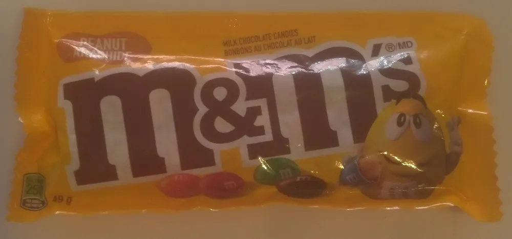 peanut arachide m&m's