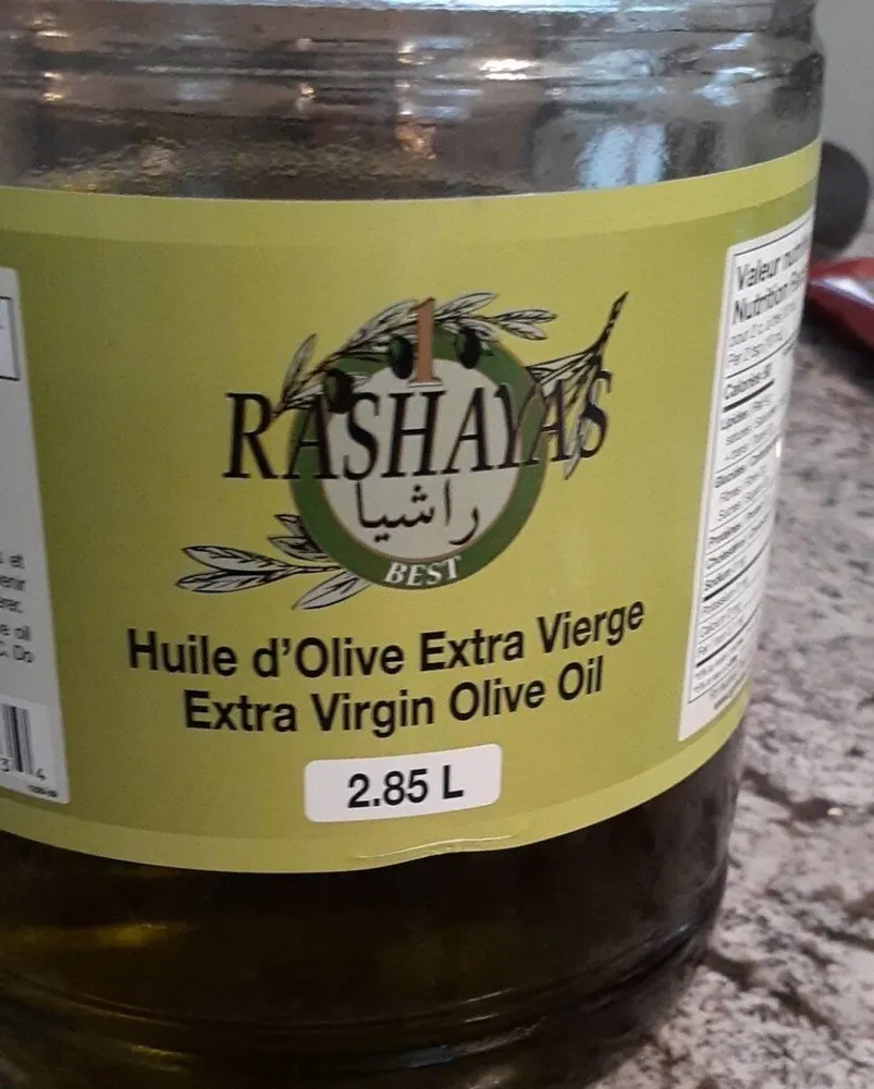 Rashayas extra virgin olive oil