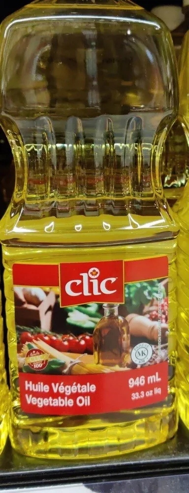 Clic huile vegetale