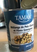 Melange de pois chiches et fèves gourganes