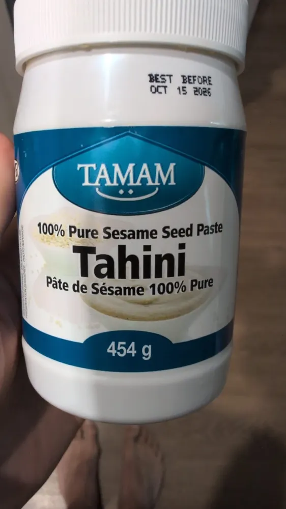 100% Pure Sesame Seed Paste Tahini
