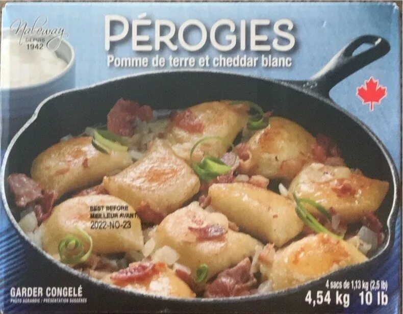 PEROGIES Potato and White Cheddar
