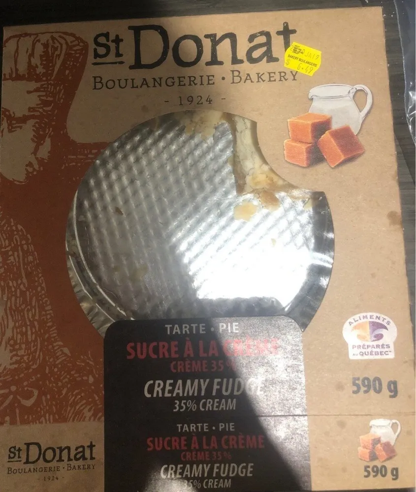 Tarte sucre à la crème 35%