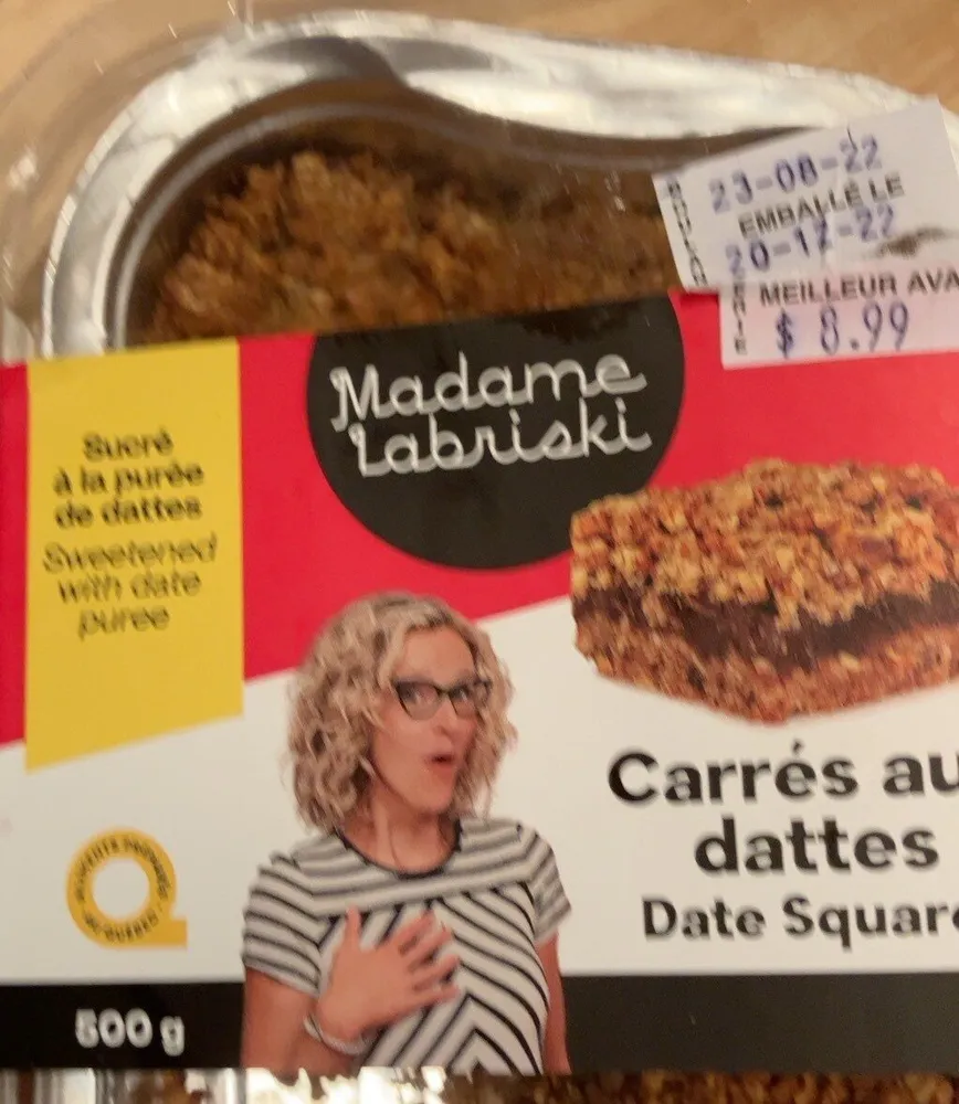 Carré aux dattes