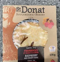 Tarte framboises et sucre à la crème