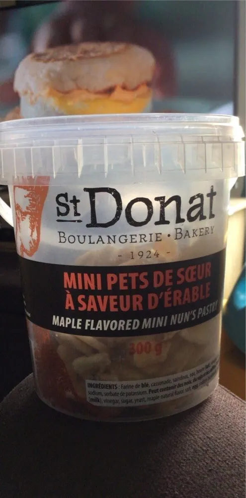 Mini pets de soeur a saveur d’erable