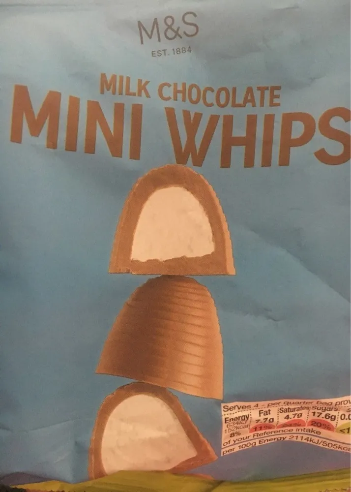 Milk Chocolate Mini Whips