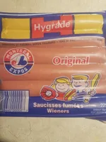 Saucisses fumées Wieners Orininal