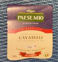 Country Style Pasta CAVATELLI