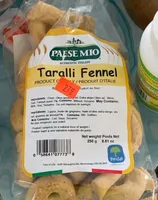 Taralli fennel