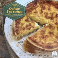 Quiche Lorraine Uncured Ham & Cheese