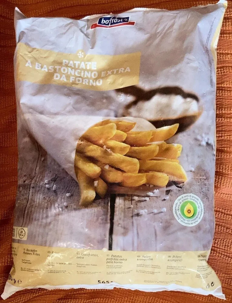 Patate a bastoncinoextra da forno