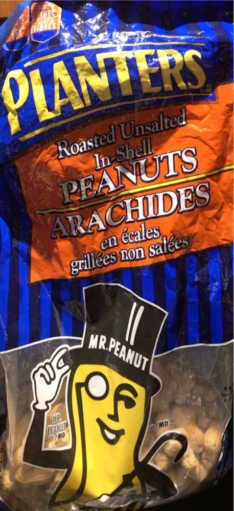Arachides en écales grillees non salees