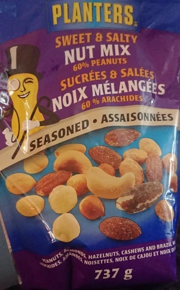 Noix mélangées