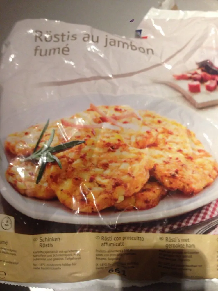 Rostis au jambon fumé