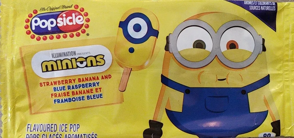 Pop glacé aromatisé - Minions