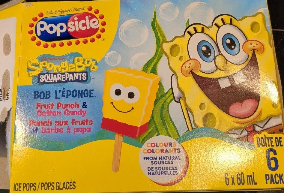 Spongebob Ice Pops