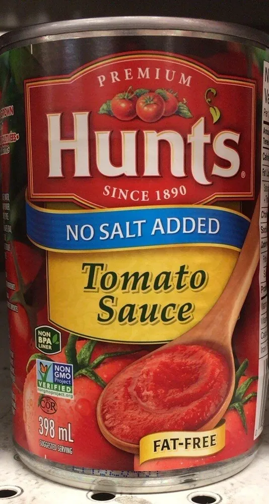 Tomato Sauce, No Salt Added