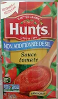 Tomato Sauce, No Salt Added