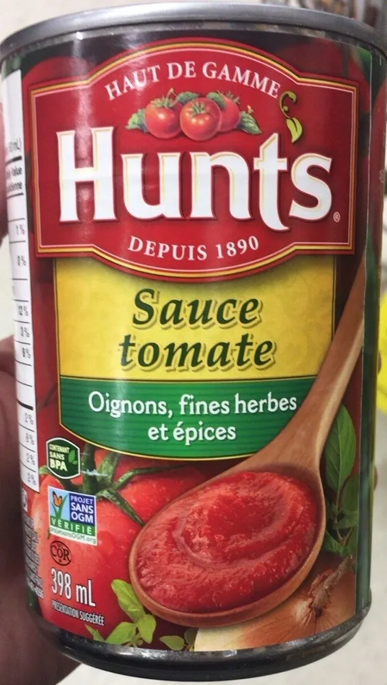 Tomato Sauce Onions, Herbs & Spices