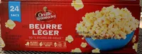 Maïs popcorn à éclater au beurre léger