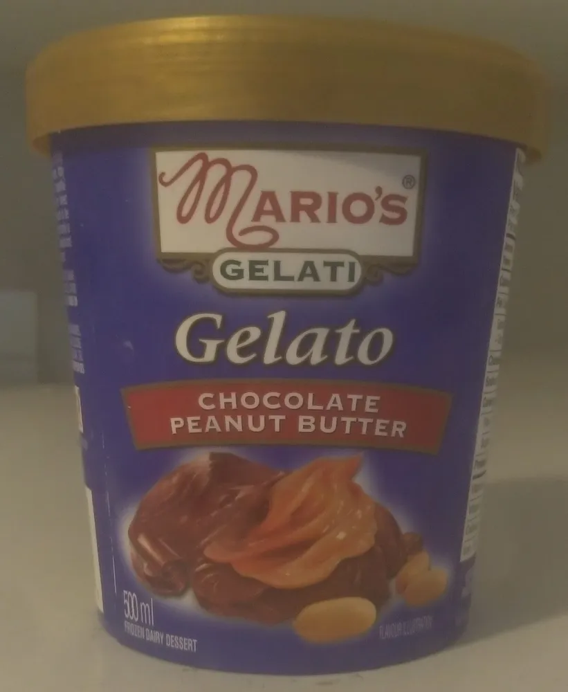 Chocolate Peanut Butter Gelato