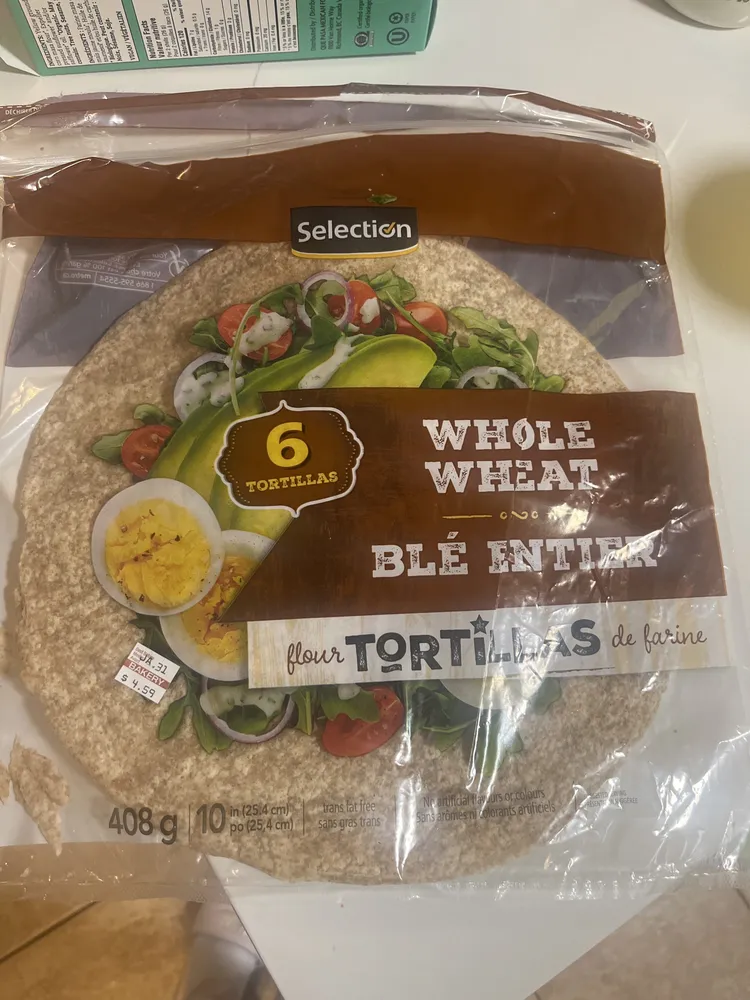 Ehole Wheat Tortillas