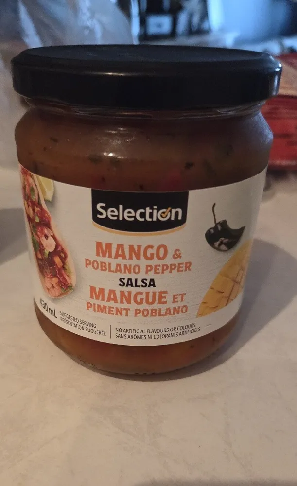 Mango And Poblablano Pepper Salsa
