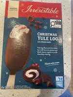 Yule Log Ice Cream Bar