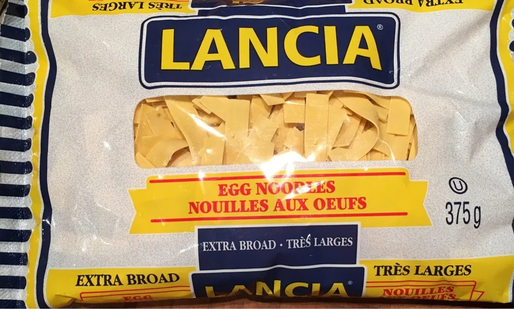 Nouilles aux oeufs lancia